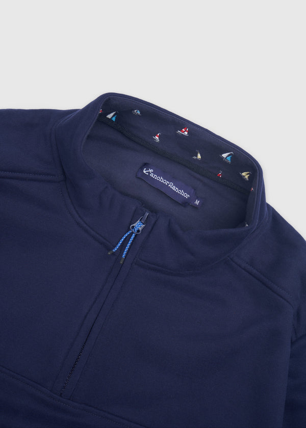 fleece quarter zip