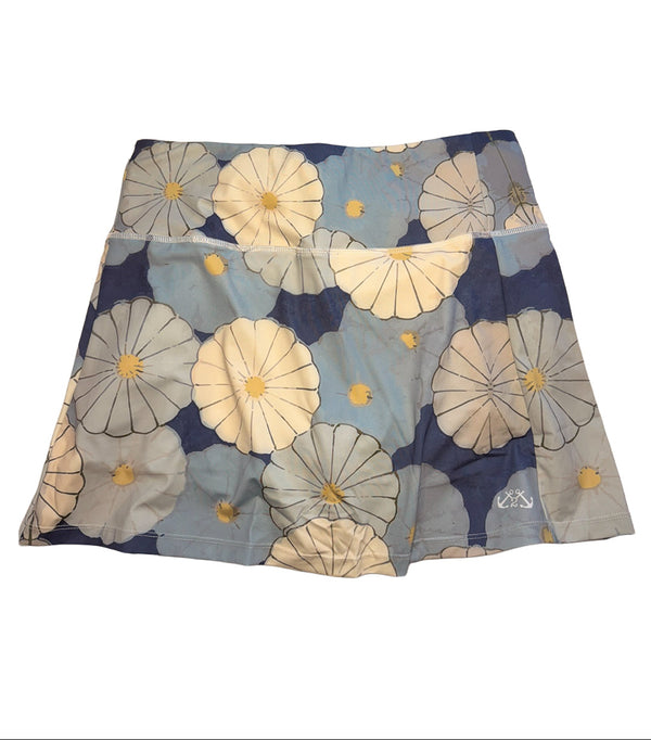 Floral patterned skirt on a white background