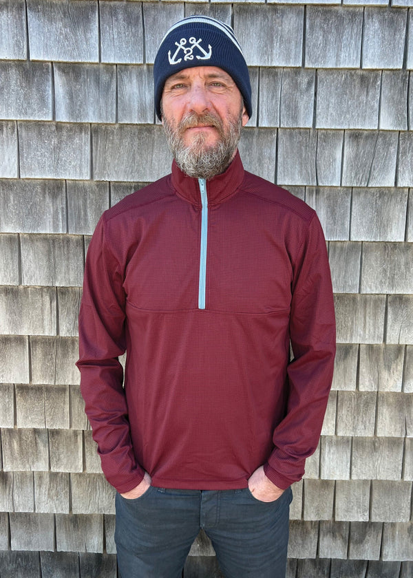 Active mens quarter zip top