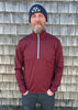 Active mens quarter zip top